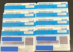 ＡNA株主優待券8枚 有効期限(搭乗期限)：～2024年5月31日まで　コード通知のみ