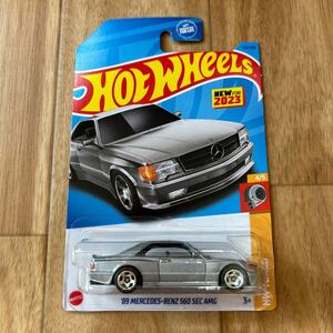 HotWheels ホットウィール USカード 89 MERCEDES BENZ 560 SEC AMG めメルセデスベンツ 