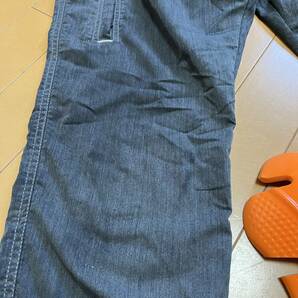【中古】HYOD SPORTS DENIM 夏用 膝プロテクター付き パンツ サイズ33 の画像2