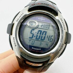 A2405-2-2 １円スタート ソーラー　稼働品　CASIO　カシオ　G-SHOCK　ジーショック　メンズ腕時計　アナログ　ブラック　