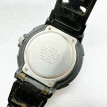 A2405-1-5 １円スタート クオーツ　稼働品　美品　CASIO　カシオ　MRD-201W　SPORTS　メンズ腕時計　デイト　ブラック　白文字盤_画像4