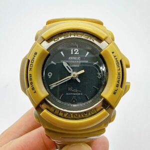 A2405-2-26 １円スタート クオーツ　稼働品　CASIO　カシオ　G-SHOCK　ジーショック　メンズ腕時計　イエロー　GS-500ME