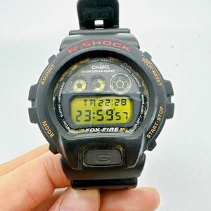 A2405-2-13 １円スタート クオーツ　稼働品　CASIO　カシオ　G-SHOCK　ジーショック　メンズ腕時計　ブラック　DW-6900B