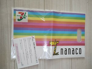 新品未開封 nanacoカード柄 エコバッグ オリジナル セブンマイルプログラム