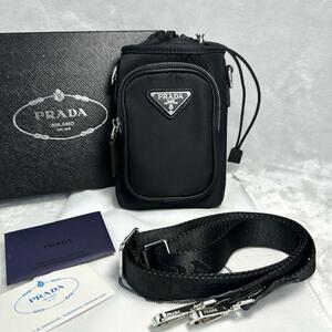 美品PRADA ナイロン ポーチ ショルダーバッグ ブラック #644267