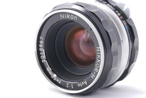 [ super-beauty goods ] Nikon Nikon Nikkor-H Auto 50mm f2 non Ai manual lens #351