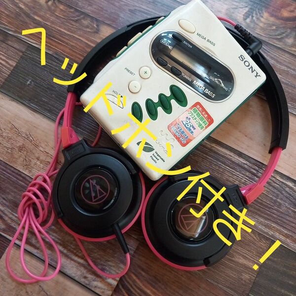 SONY ラジオ付き カセットウォークマン WM-FX202 ヘッドホン付き