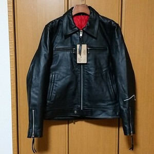 FREEDOM freedom single rider's jacket 42 Buffalo leather black black Lewis Leathers Dominator 666