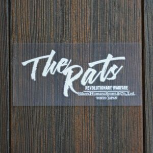 ラッツ　カッティングステッカー/RATS The Rats WHITE