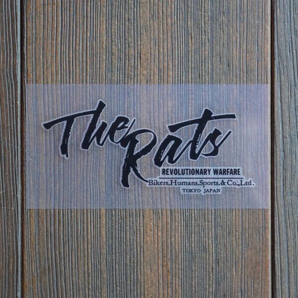 ラッツ　カッティングステッカー/RATS The Rats BLACK