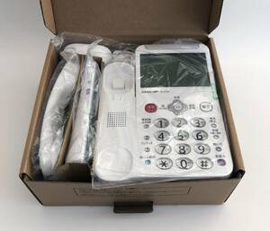 シャープ SHARP JD-AT90CL デジタルコードレス電話機 子機1台 ホワイト 迷惑電話対策機能