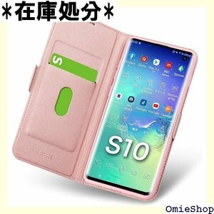 Samsung Galaxy S10 ケース 手帳型 おしゃれ ギャラクシー s10 カバー ローズゴールド 15