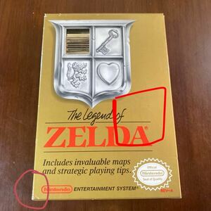  nintendo иностранная версия Zelda. легенда Nintendo The Legend of ZELDA NES Famicom 