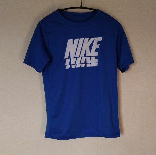 NIKE Tシャツ 半袖 ナイキ 160　Ｌ　青　運動会　部活 子ども服　キッズ