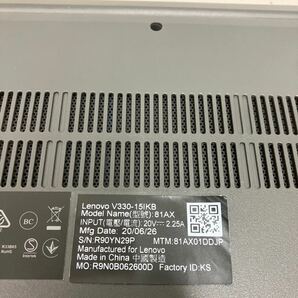 M189 Lenovo V330-15IKB 81AX Core i3 8130U メモリ8GB ジャンクの画像5