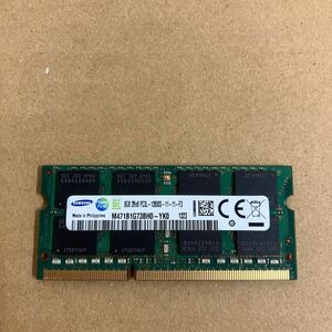 O155 SAMSUNG ノートPCメモリ 8GB 2Rx8 PC3L-12800S 1枚