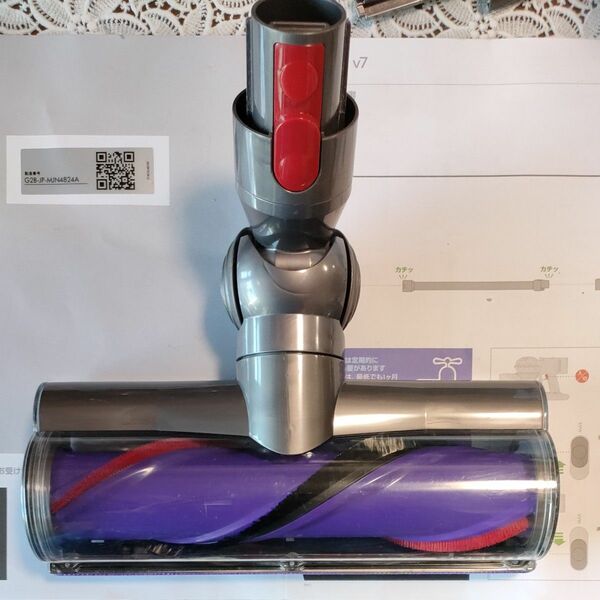 丹誠心を込めて洗浄し磨きあげました。Dyson 純正V7 V8 V10 V11 V15 用 ダイレクトローラヘッド。動作保証です。