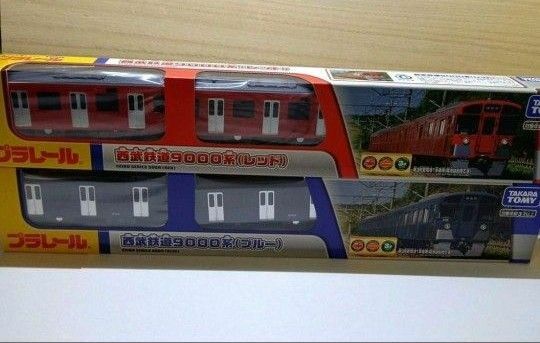 プラレール 西武鉄道 9000系 レッド ブルー タカラトミー 