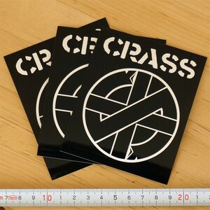 CRASS sticker / punk hardcore crust discharge gism zouo undercover amebix chaos uk sedition black flag crust T-shirt 1