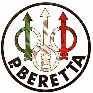 BERETTA ベレッタ デカール ステッカー 耐水仕様 カラー10cm 1枚