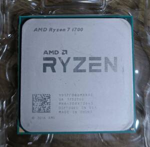 *1 jpy start * free shipping *AMD Ryzen7 1700 CPU 8 core /16s red 3.0G/3.7GHz 65W