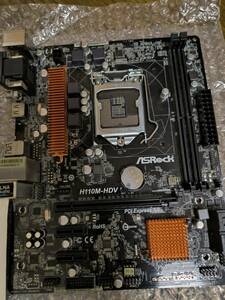 ★１円スタート★送料無料★ASRock H110M-HDV LGA1151 Intel 第6世代 skylake 対応マザーボード