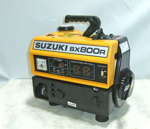 おすすめ商品◎SUZUKI ポータブル発電機 スズキ　SX800R 100V【動作 確認済】 中古品