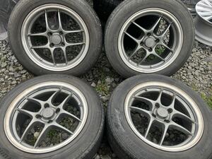 ENKEI CPS2 15インチ 7J PCD100 4穴 ET35 185/65R15 4本