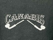 CANABIS カンナビス 半袖Tシャツ Mサイズ黒 _画像4