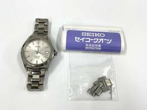 IY68619i　SEIKO　PERPETUAL CALENDAR TITANIUM　セイコー　パーペチュアルカレンダー　腕時計　不動　コマ/説明書有　現状品