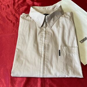 COMME CA ISMメンズ長袖シャツ ジップジャケットsize L