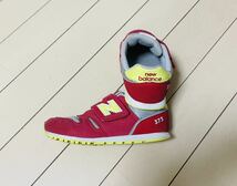 New Balance ニューバランス IZ373JC2 キッズ スニーカー シューズ 16.5㎝ レッド イエロー 箱付き_画像2