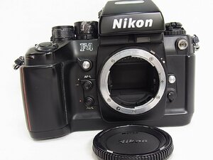 NikonF4ニコンブラックボデ－F4：単三4本入れてテストしましたが通電は致します：&シャッタ－切れます★★【各動作確認しておりません