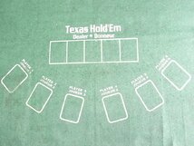 Texas Hold'emテキサス・ホ－ルデム◆カ－ドゲ－ム　カジノ用品：トランプ２組未開封品：アルミケ－ス入り総重量6．9㌔：ケ－スサイズ570_画像9