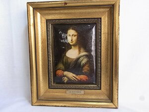 LA GIOCONDA amount material do not understand : size length 23mm× width 185mm:.. size length 100mm width 100mm detailed do not understand photograph reference . present condition .. please examine it 