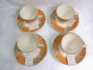 旧型アンテ－クMYOTTS ROYAL CROWNロイヤルクラウンSTAFFORDSHIRE ENGLANDイギリスカップ&ソサ－1930～年代：小型デミタスカップ&ソサ-