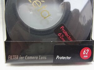 Kenko ケンコウZeta FILTER For Camera Lens Protector 62m ハイエンドフィルィルタ－　未使用品未開封。1500