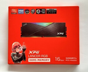 エックスピージー(XPG) Lancer DDR5 5200MHz 32GB (2x16GB) 