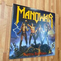 MANOWAR マノウォー FIGHTING THE WORLD ファイティング・ザ・ワールド P-13504 LP レコード metal_画像2