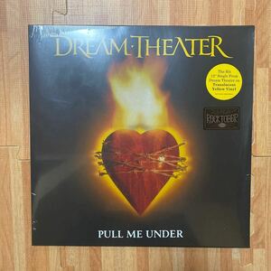 ドリームシアター dream theater Pull Me Under LP レコード Yellow vinyl 未開封