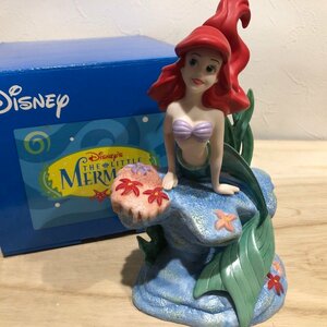 2003個限定品 リトルマーメイド アリエル No.1754 ディズニー Disney THE LITTLE MERMAID 加藤工芸 陶器 置物 管理001・10