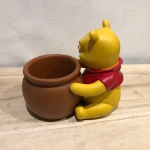 くいしんぼうのプーさん　プランター　鉢植え　くまのプーさん ディズニー Disney 加藤工芸 陶器 置物 クマ　熊　管理001_画像3