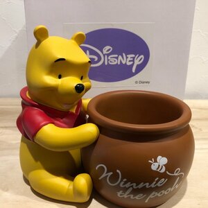 くいしんぼうのプーさん　プランター　鉢植え　くまのプーさん ディズニー Disney 加藤工芸 陶器 置物 クマ　熊　管理001