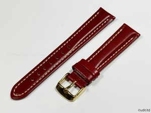 ковер ширина :18mm темно-бордовый натуральная кожа кожаный ремень оттенок красного бордо хвост таблеток : Gold ручная работа для часов частота наручные часы ремень LB101