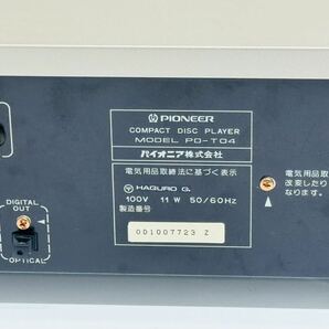 ★Pioneer パイオニア CDプレーヤー PD-T04 ジャンク品 管理番号05054の画像6