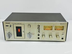 ★【レトロ】TEAC A-420 ティアック ステレオ カセットデッキ オーディオ機器 通電確認のみ 現状品 管理番号05188