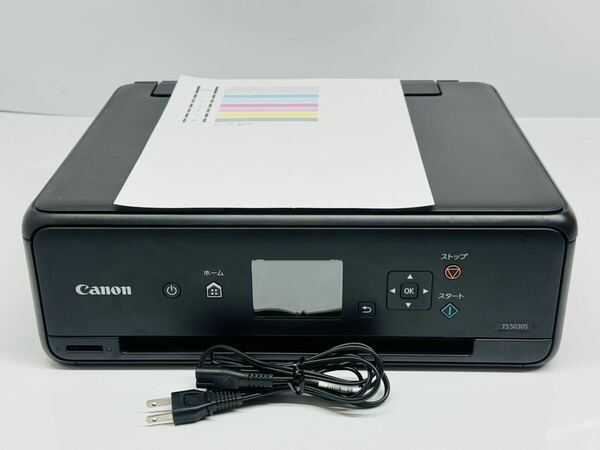 ★【印刷枚数極少】Canon TS5030S キャノン インクジェットプリンター 動作確認済み 総印刷枚数200枚以下 管理番号05191