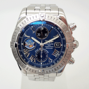 BREITLING Breitling A13356 Chronomat 44 blue Impulse limitation 500ps.@ wristwatch A156CBIPA SS men's beautiful goods 