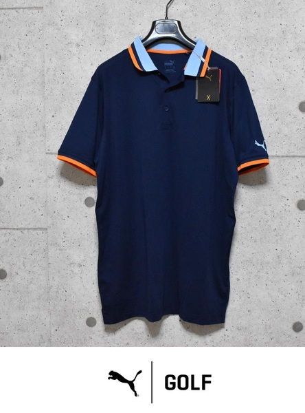 【送料無料】新品 PUMA GOLF ポロシャツ S 596810-02 プーマ ゴルフ