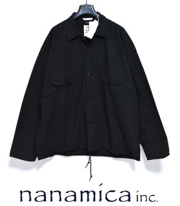 【送料無料】新品 nanamica ナナミカ Cotton Wool Deck Shirt L SUGF357 定価4万1800円 デッキシャツ US ARMY 